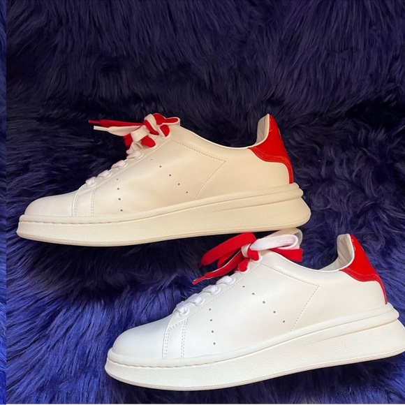New! THE MARC JACOBS Leather Tennis Shoes Sneakes - Picture 9 of 16